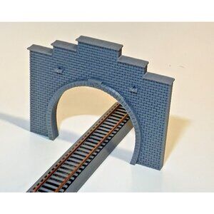N Scale Stone Arch Tunnel Portal – Classic Masonry Brick – Model Railroad 1:160